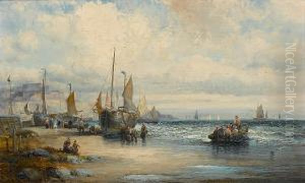 Sussex Fishing Boats Ashore - view 1