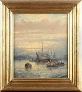 Sunset, The Medway In Chatham