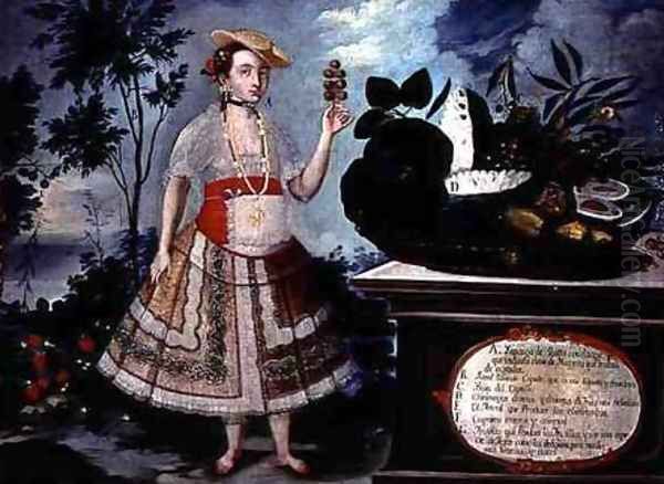 A Young Woman from Quito Dressed for Public Life - view 1