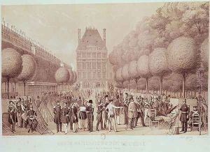 The National Guard from the Eure Camped in the Tuileries Garden, 26th June 1848