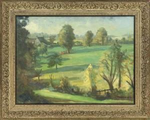 A View Across The Meadows, The Cotswolds