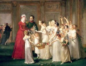 The Arrival of Marie-Louise de Habsbourg-Lorraine by Pauline Auzou
