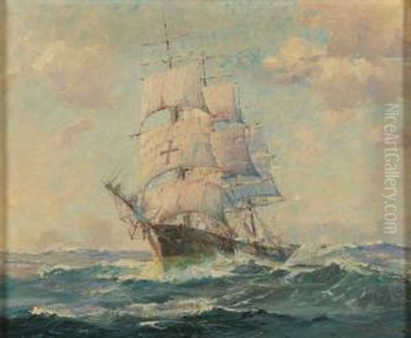 The Famous Ship Dreadnought, Depicting The Clipper Ship Under Sail - view 1