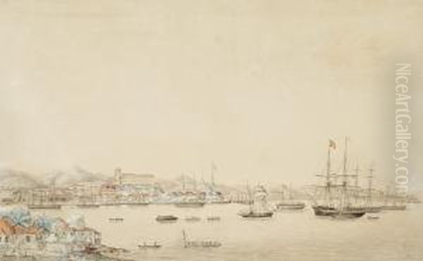 A Pair Of Views From The Harbour Of Rio De Janeiro - view 1