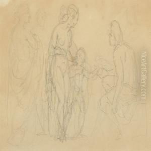 The Judgement Of Prince Paris by Bertel Thorvaldsen