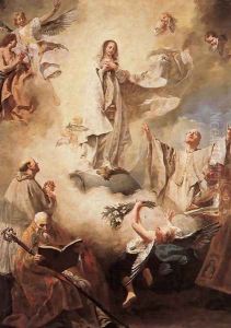 The Immaculate Conception 1765 by Giuseppe Angeli