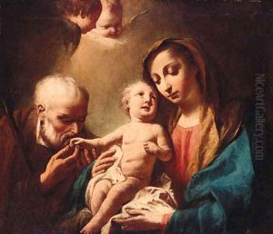 The Madonna and Child with Saint Anthony of Padua by Giuseppe Angeli