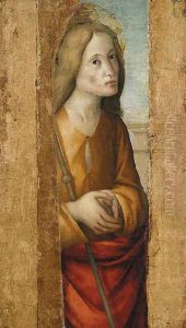 Figure of a Saint by ALBA, Macrino d' Alba