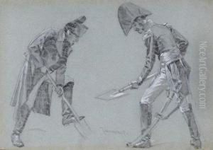 Les Tranchees Del'empereur by Thure Thulstrup