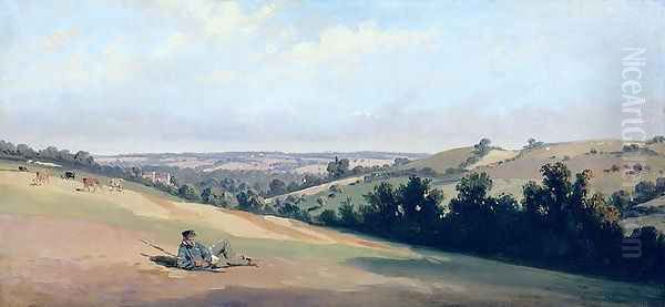 Young Man Reclining on the Downs, c.1833-35 - view 1