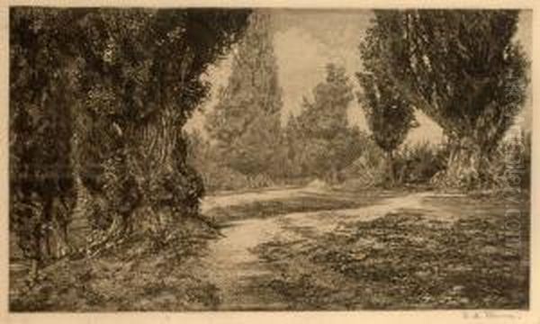 Landscape With Poplars - view 1