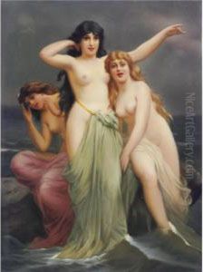A Berlin Porcelain Rectangular Plaque by Friedrich Paul Thumann