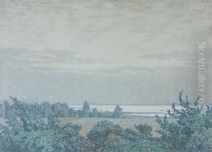 Landskap by Olof Thunman
