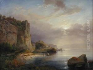 View Of The Rocky Coast At Bodensee
