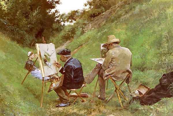 Los Dos Pintores (The Two Painters) - view 1