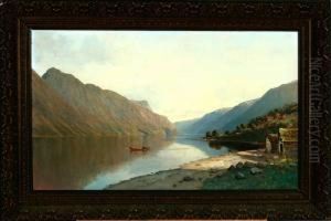 Norwegian Inlet Scenery by Peder Cappelen Thurmann