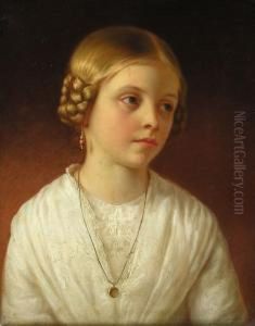 Portrait Eines Madchens Mit Ohrring