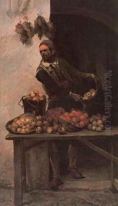 Vendedor de frutas by Jose Jimenez y Aranda