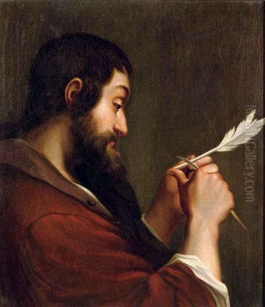 Saint Paul Sharpening His Pen - view 1
