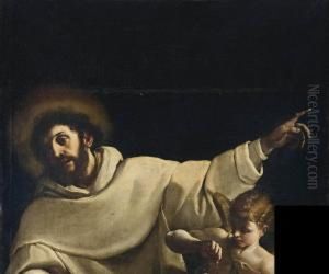 San Bernardo Da Chiaravalle E Un Angelo