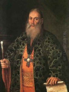 Portrait of Father Fyodor Dubyansky, 1761 by Aleksei Antropov