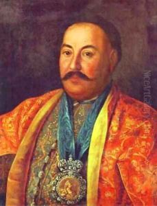 Portrait Of F Krasnoschiokov 1761 by Aleksei Antropov