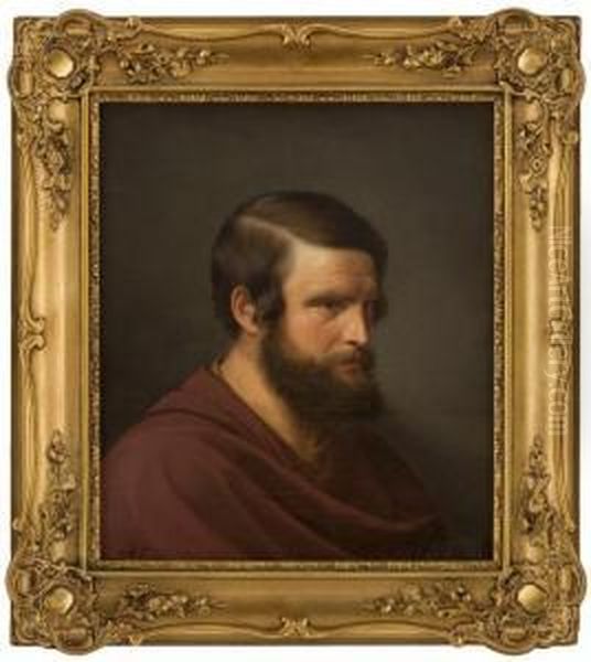 Study Of A Man's Head - view 1