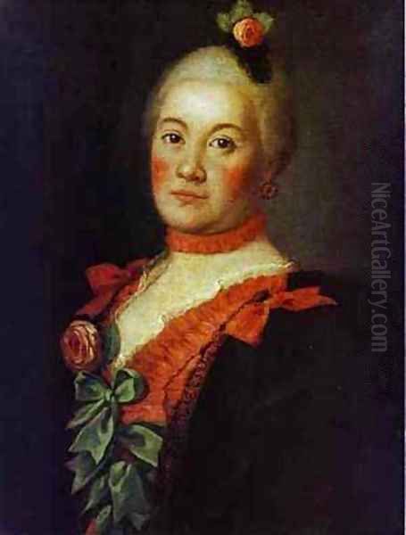 Portrait Of Princess T A Trubetzkaya 1761 - view 1