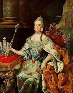 Portrait of Catherine II 2 by Aleksei Antropov