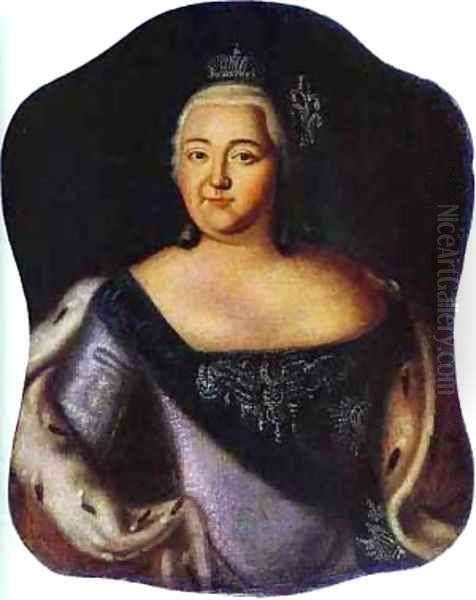 Portrait Of Empress Elizaveta Petrovna 1750s - view 1