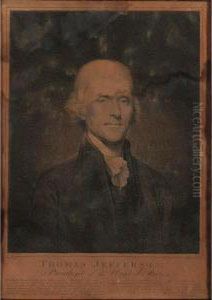 Thomas Jefferson. President Of The United States (stauffer 3182) by Cornelius Tiebout