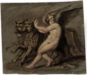 Amor Mit Leopardengespann by Christian Friedrich Tieck