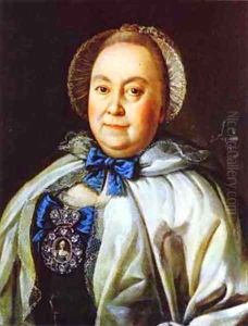 Portrait Of Countess M A Rumyantzeva 1764