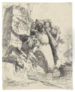Ein Magier by Giovanni Battista Tiepolo