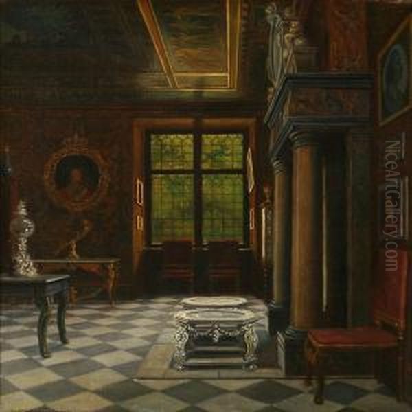 Interior From Rosenborg Castle, Copenhagen - view 1