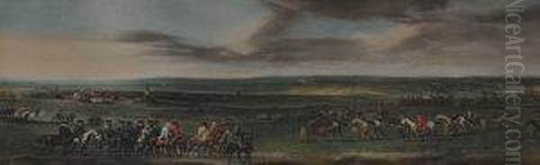 "king George 1st At Newmarket 1722 - view 1