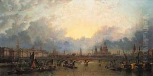 View of Waterloo Bridge by John Macvicar Anderson