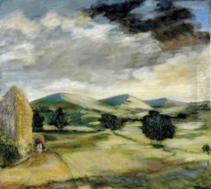 Landscape With Haywagon
