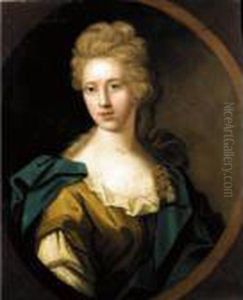 Portrait Of A Lady, Traditionally Identified As Anne by Henry Tilson