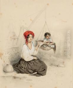 Bohemienne Finoise by Vasili Fiedorovivh Timm
