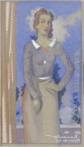 Ragazza Alla Finestra by Vittorio Thummel Timmel