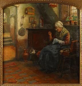 Interieur De Ferme by Henri Timmermans