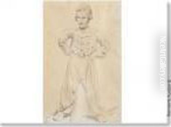 Portrait D'une Jeune Fille. - view 1