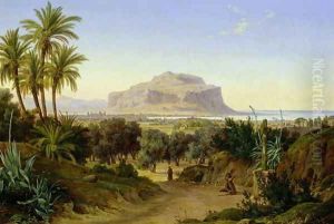 View of Palermo with Mount Pellegrino