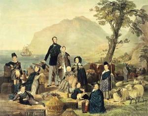 The Emigrants, c.1850 by W. Alsworth