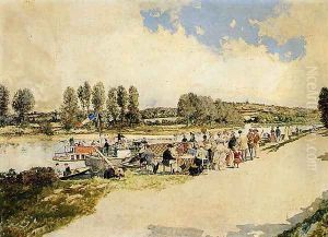 Samois-Seine by Enrique Atalaya Gonzalez