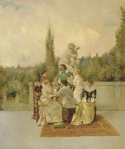 On the Verranda by Enrique Atalaya Gonzalez