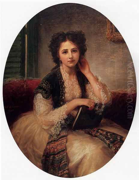 Mademoiselle Helene Cassaverti, three quarter length - view 1