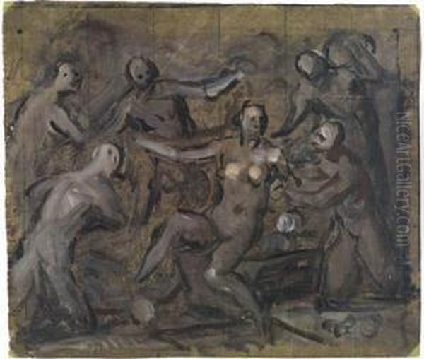 A Study For Diana And Callisto - view 1