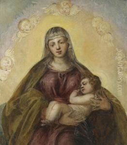 The Madonna And Child by Jacopo Tintoretto (Robusti)